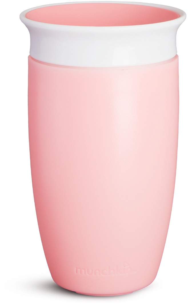 Munchkin Juniorský netekoucí hrneček 360° 296 ml růžový