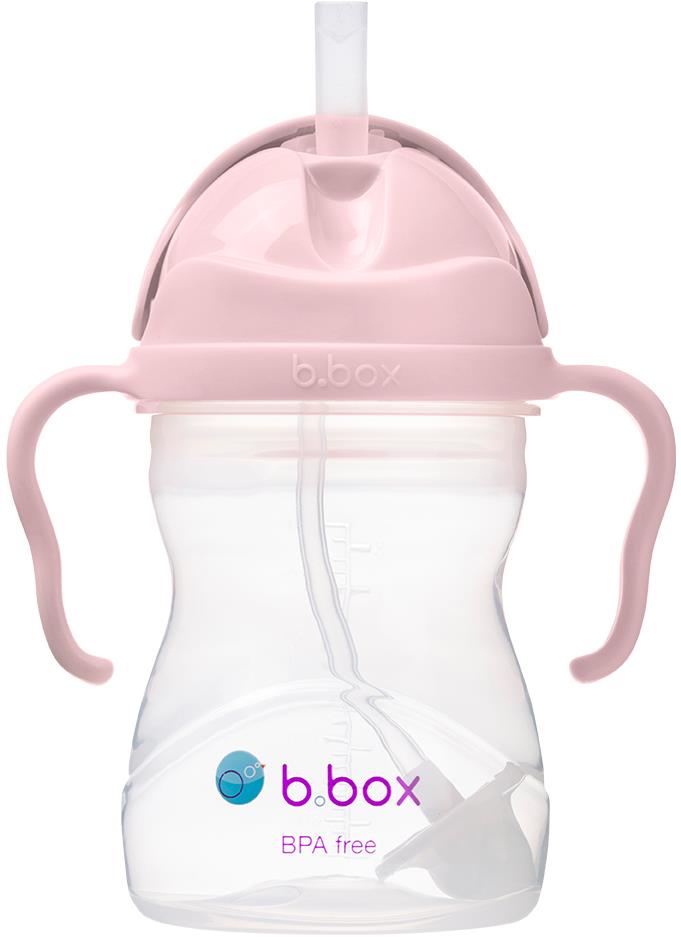 B.box Hrneček s brčkem Gelato růžový 240 ml