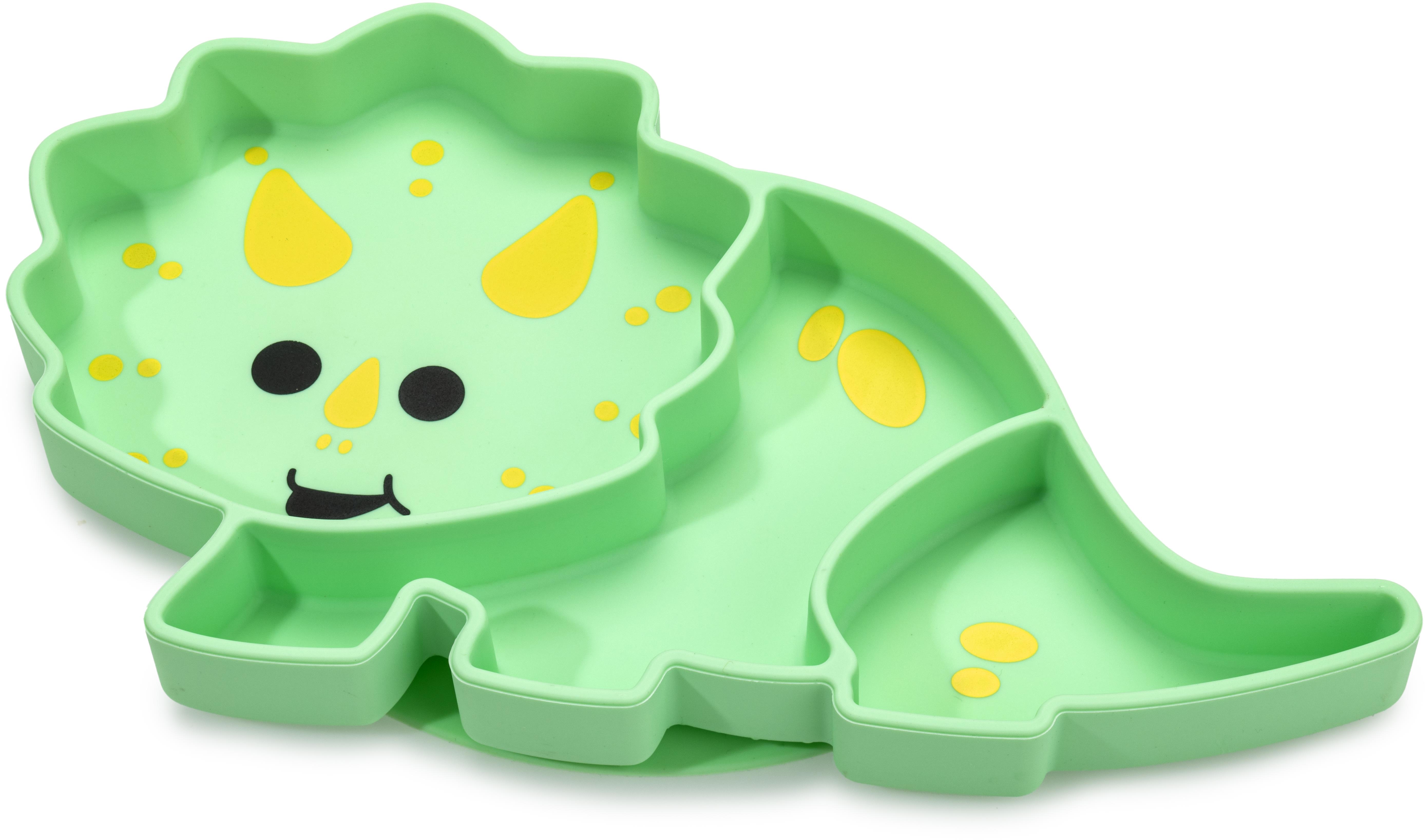 Melii Dělený talířek s přísavkou Dinosaur