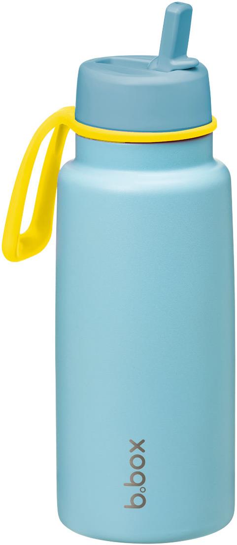 B.box Termolahev s brčkem 1l světle modrá/žlutá