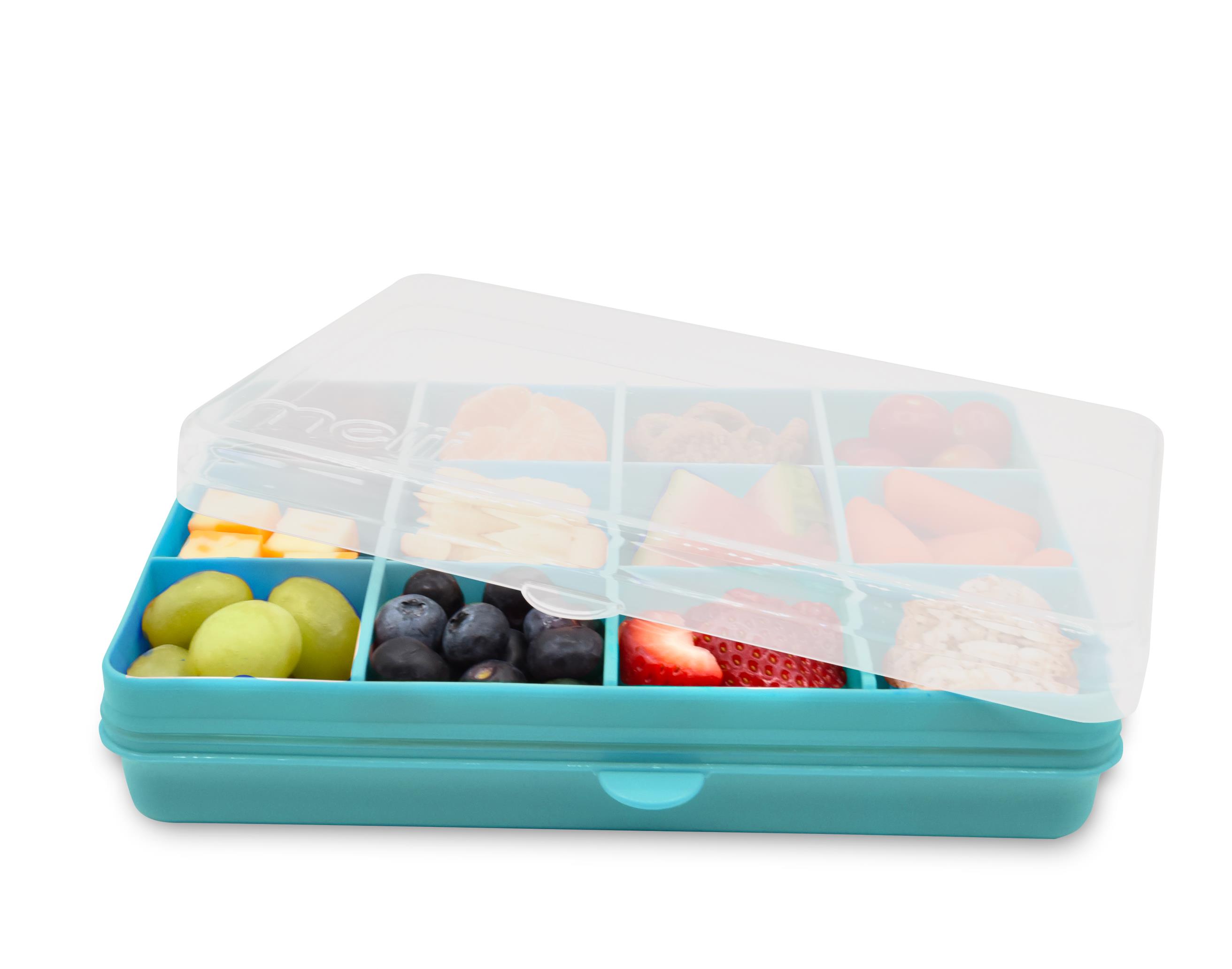 Melii Snackle Box krabička na svačinu modrozelená