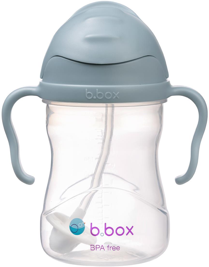 B.box Hrneček s brčkem modrý