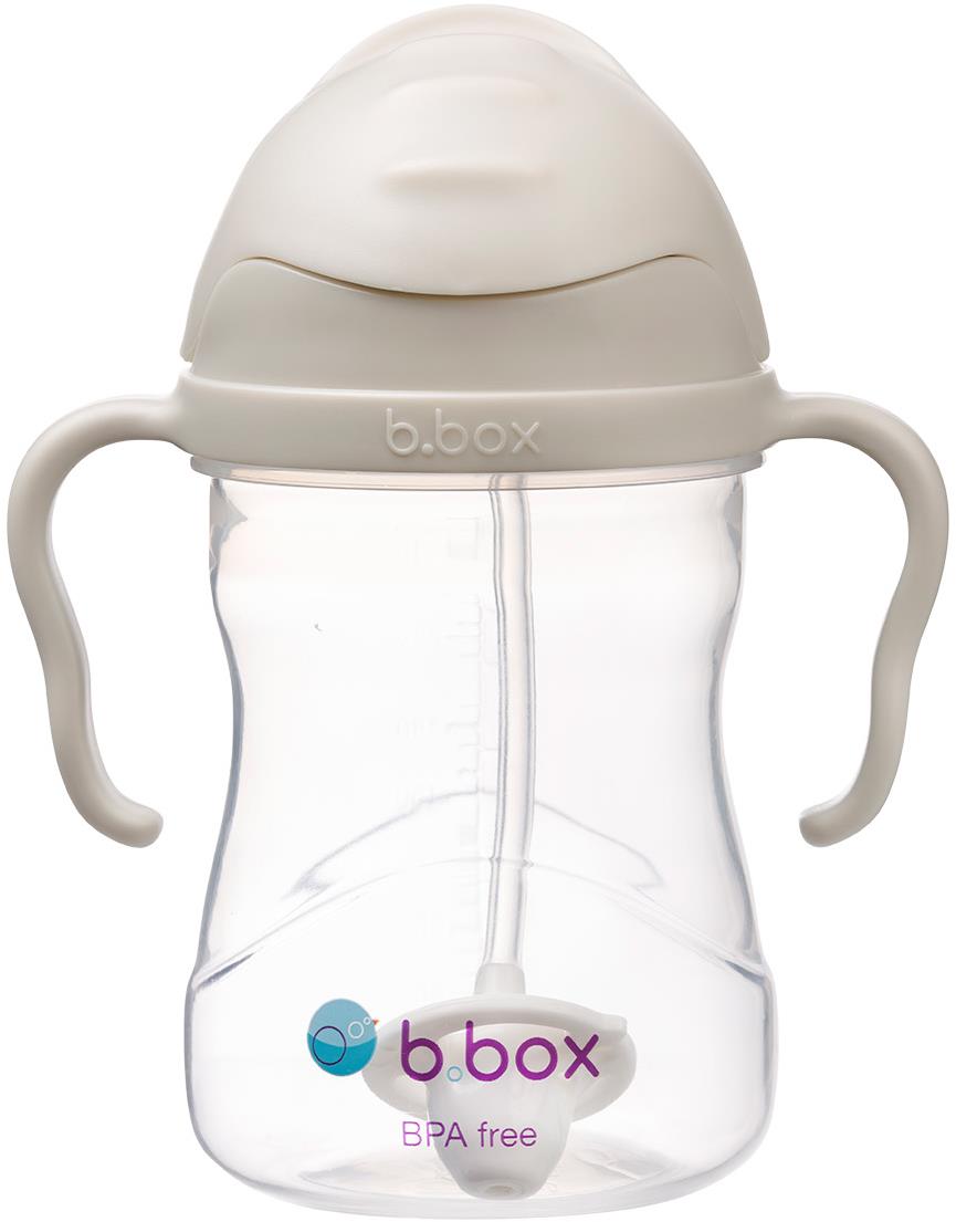 B.box Hrneček s brčkem béžový