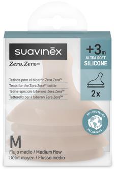 Suavinex Zero Zero Medium anti-koliková M 2 ks