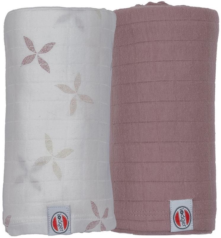 Lodger Swaddler Solid Matcha Powder/Rose