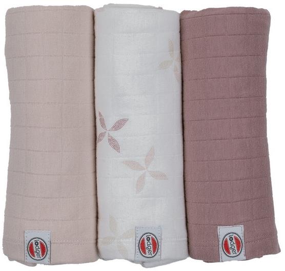 Lodger Swaddler Solid Matcha Rose