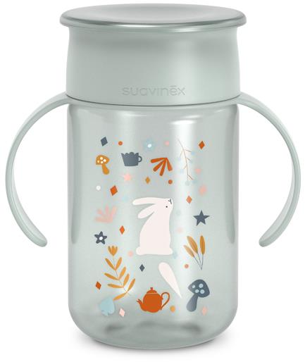 Suavinex Wonderland 360° Zelený 340 ml
