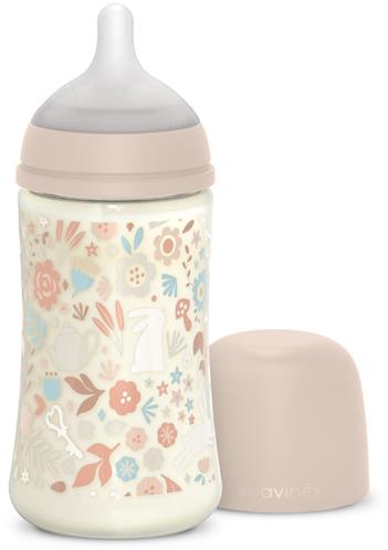 Suavinex Wonderland Fyziologická M 270 ml Liberty růžová