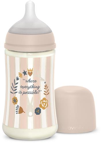 Suavinex Wonderland Fyziologická M 270 ml růžová