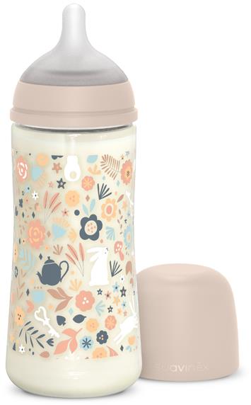 Suavinex Wonderland Fyziologická L 360 ml Liberty růžová
