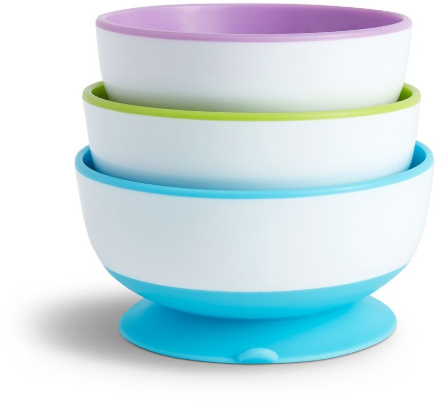 Munchkin Misky s přísavkami 3 ks