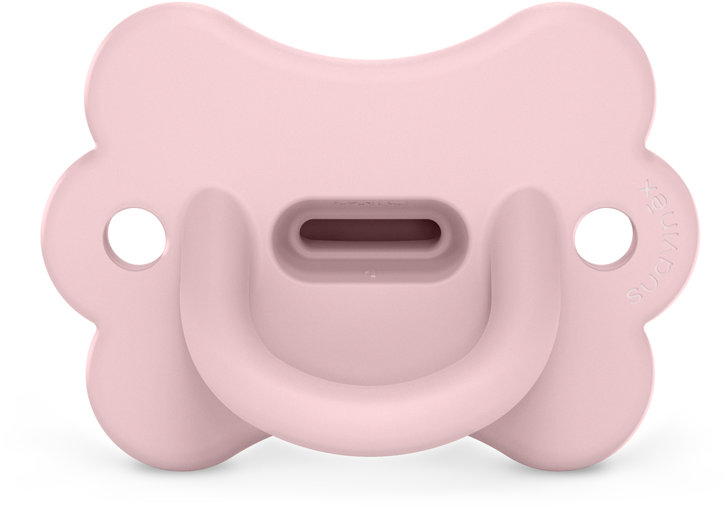 Suavinex Šidítko fyziologické Butterfly 0-6m sx pro Colour Essence růžové