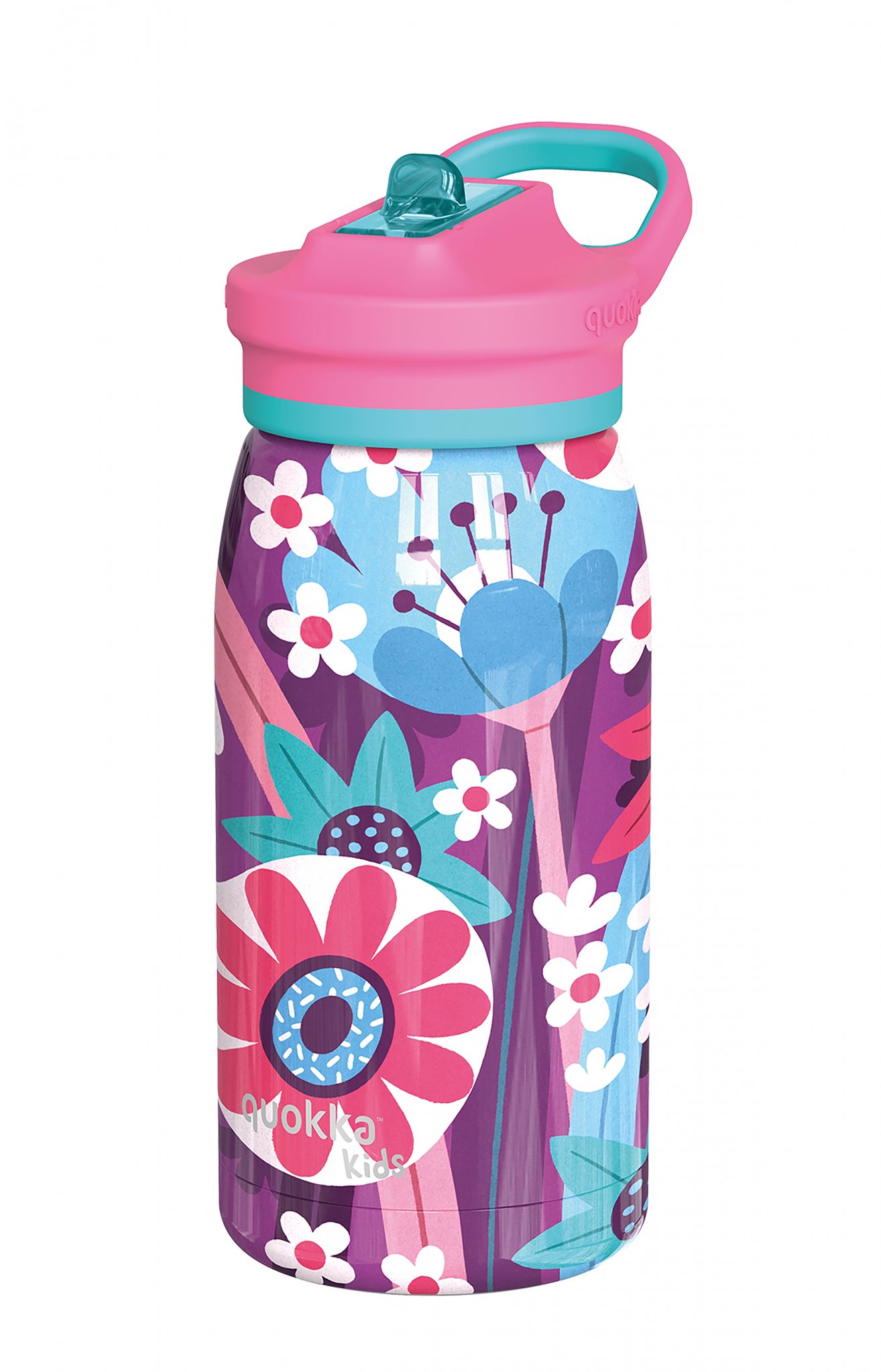Quokka Termoláhev s pítkem Pop Kids 445 ml Blooming Garden