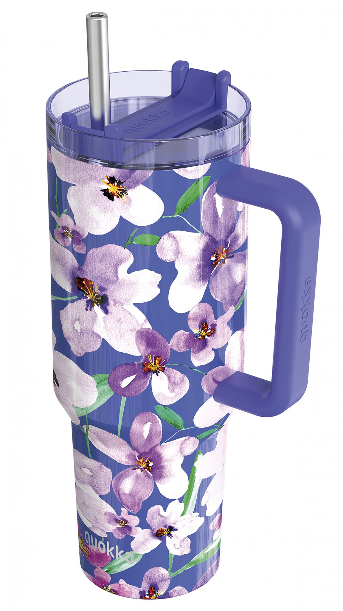 Quokka Stream s brčkem 1200 ml Flower Dusk