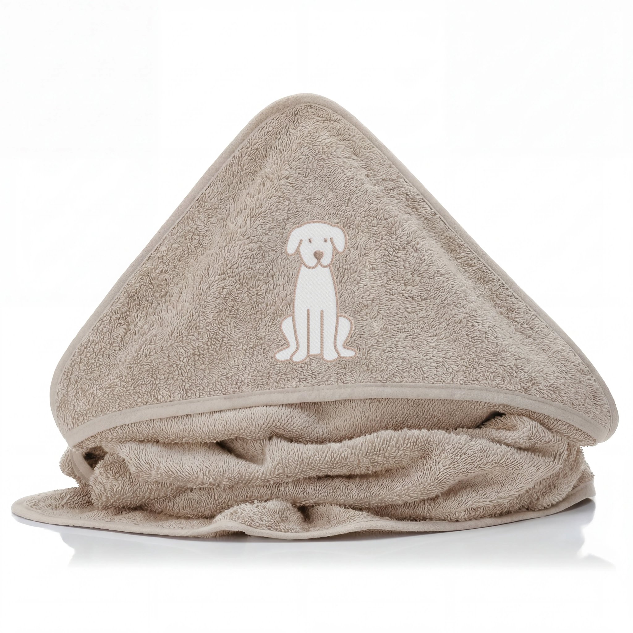 Fillikid Osuška s kapucí dog beige 75 × 75 cm
