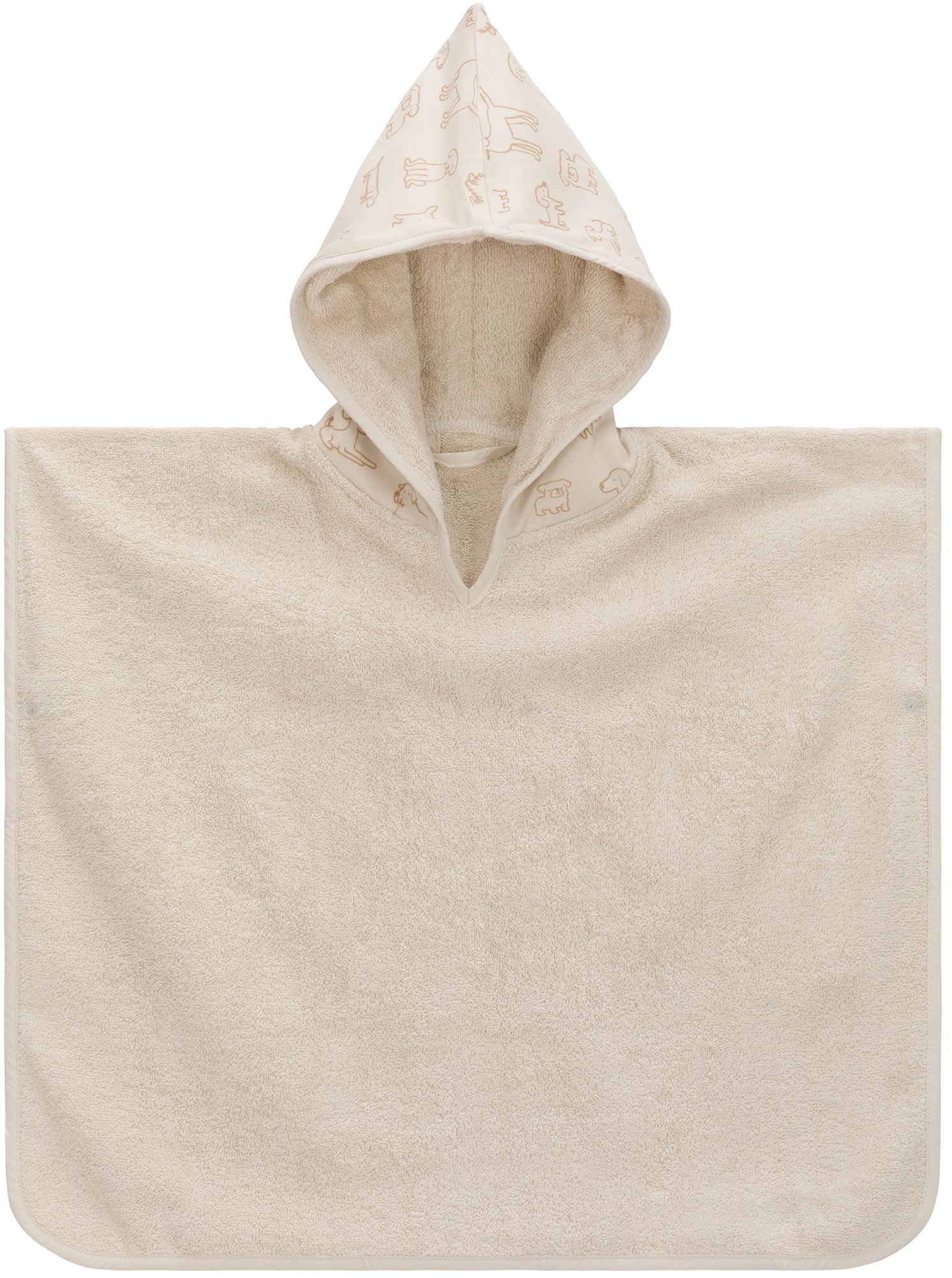 Fillikid Pončo dog beige 59 × 54 cm