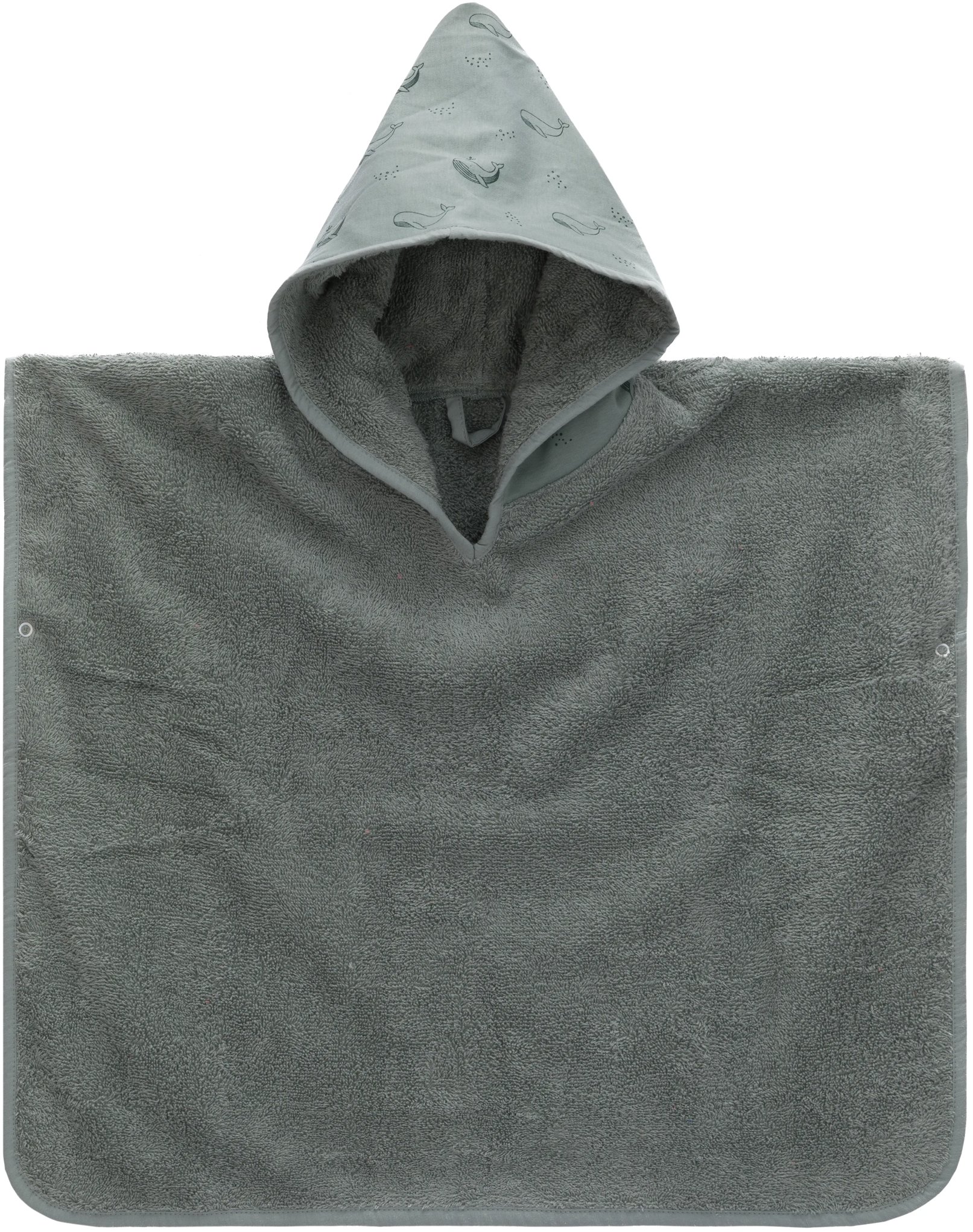 Fillikid Pončo whale green 59 × 54 cm
