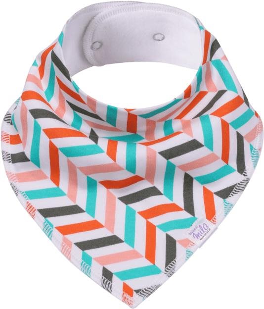 Simed Bavlněný bryndák s nepropustnou PUL vrstvou - Fish bone