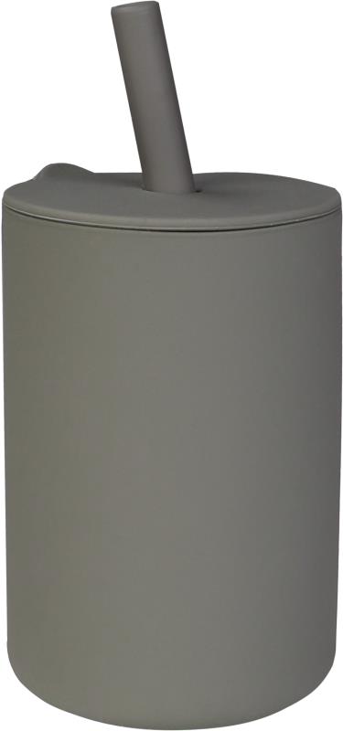 Tryco Pohárek s brčkem - Olive Gray