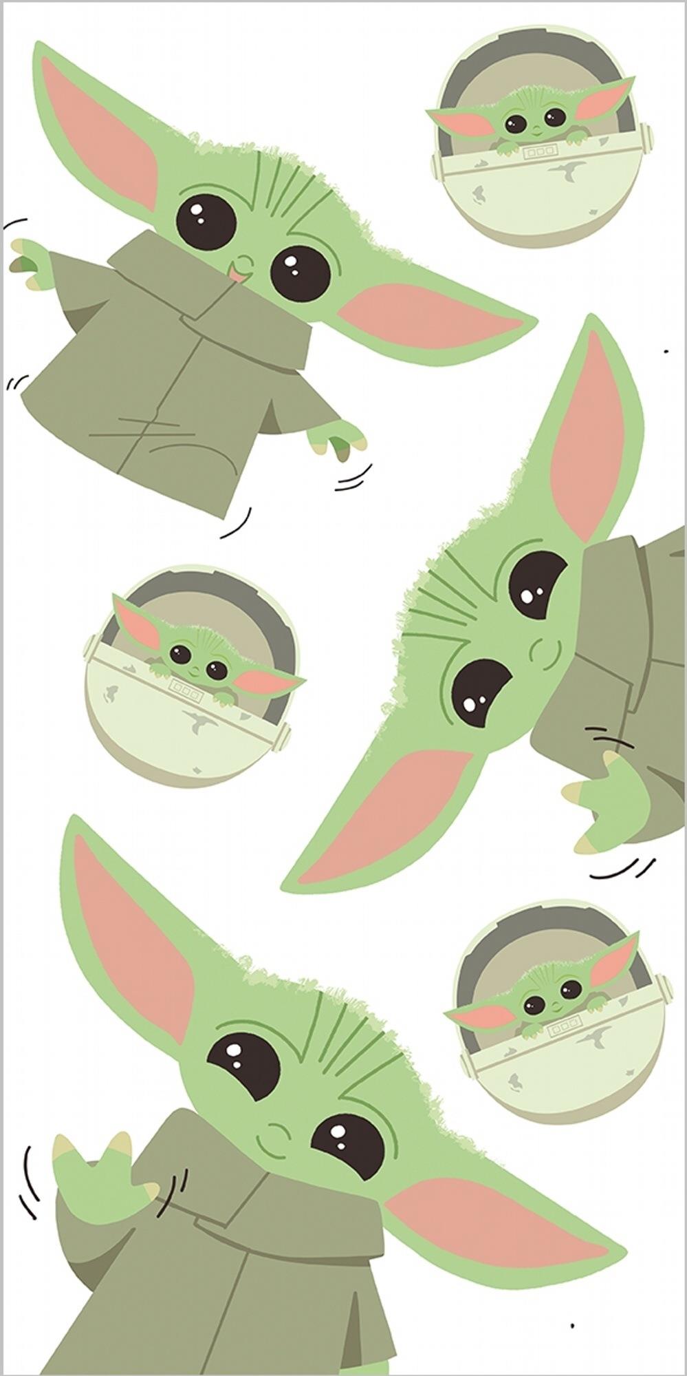 Jerry Fabrics Star Wars Baby Yoda, 70 × 140 cm