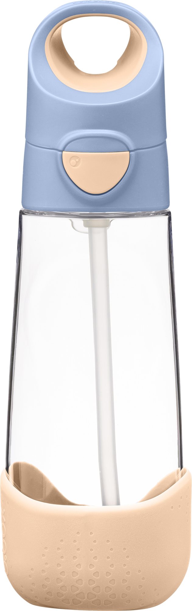 B.box Lahev na pití s brčkem 600 ml broskvová