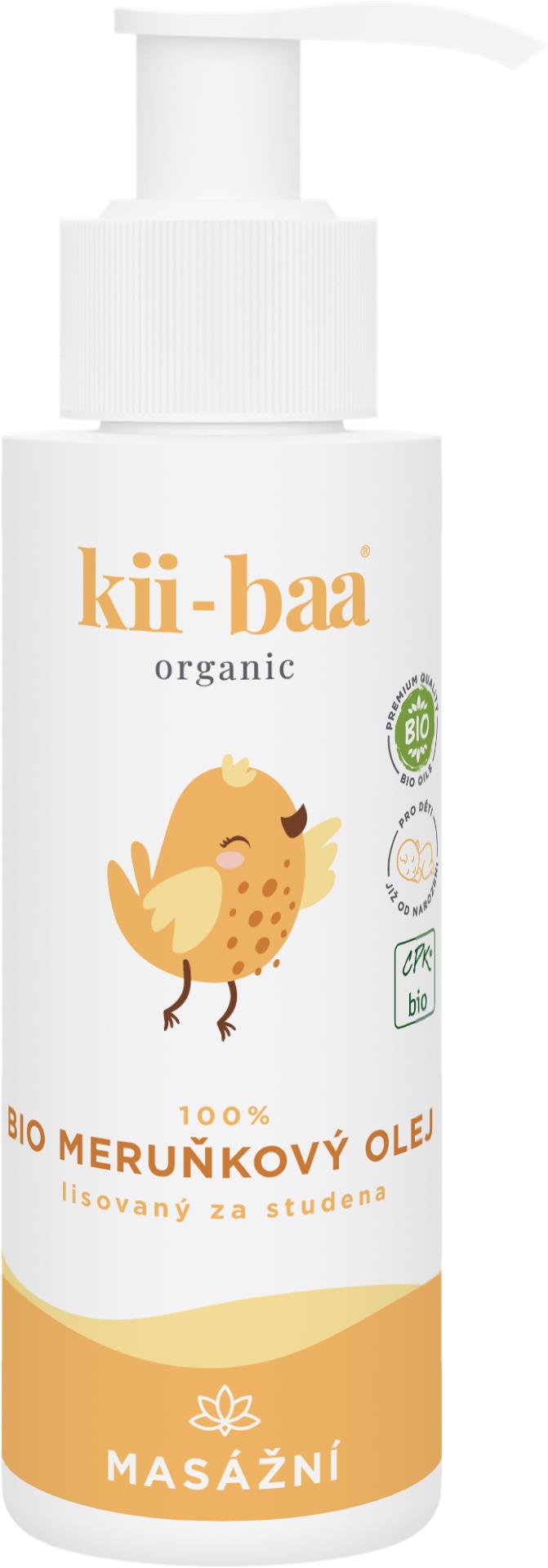 KII-BAA Bio meruňkový olej 100% 100 ml