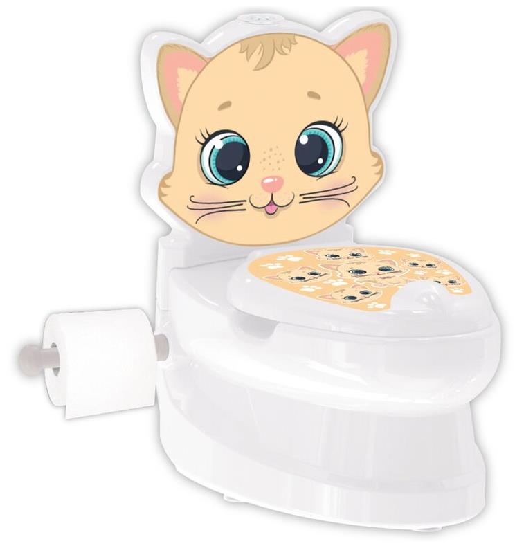Siva WC nočník Kočička