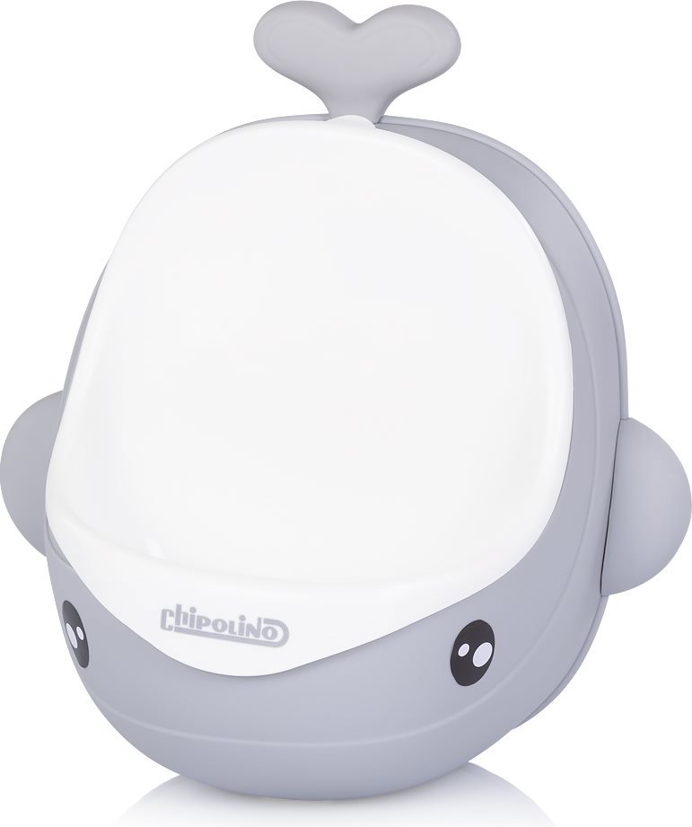 CHIPOLINO Dětský pisoár Whale Grey