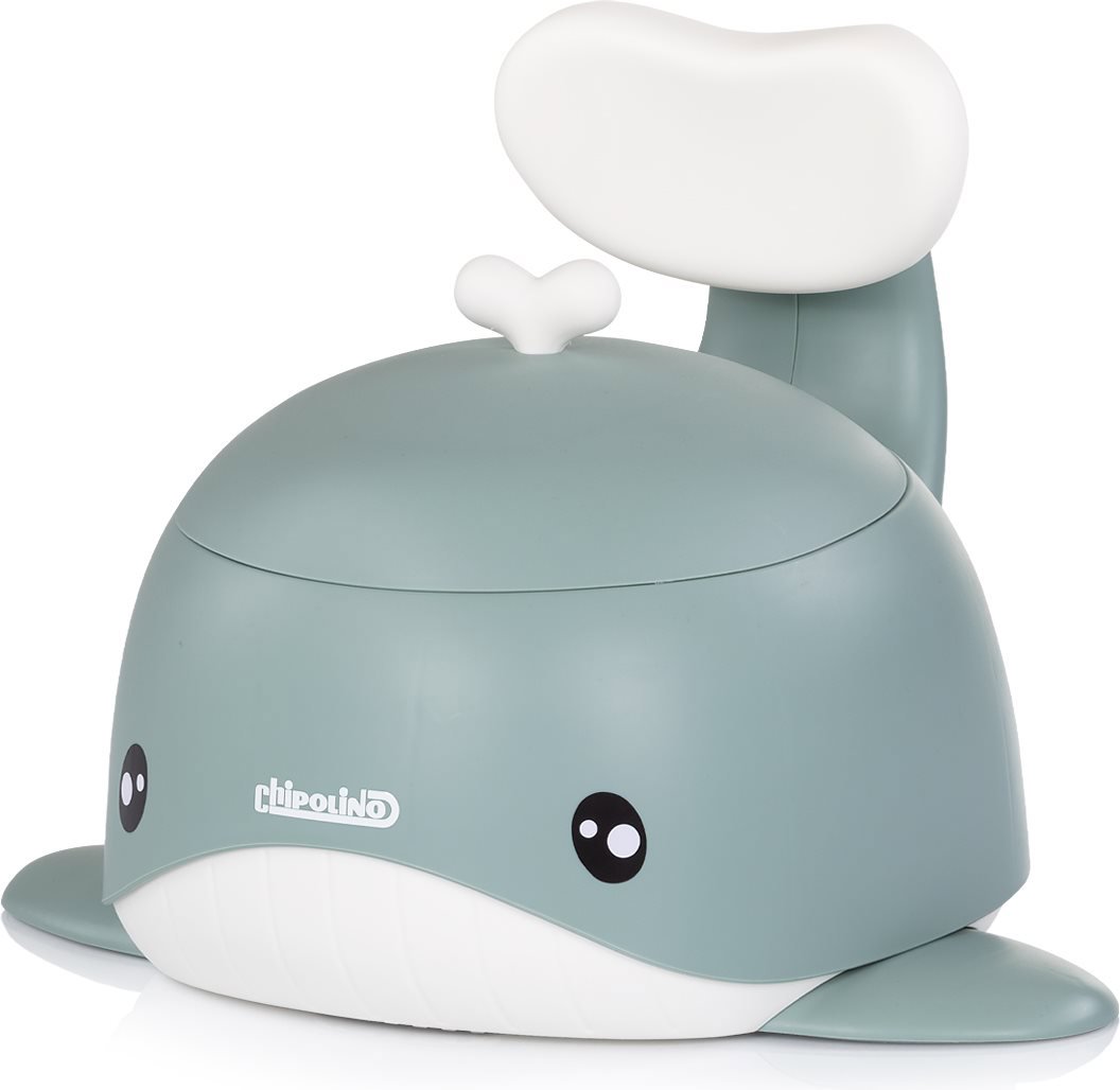 CHIPOLINO Dětský nočník s opěrkou Whale Green