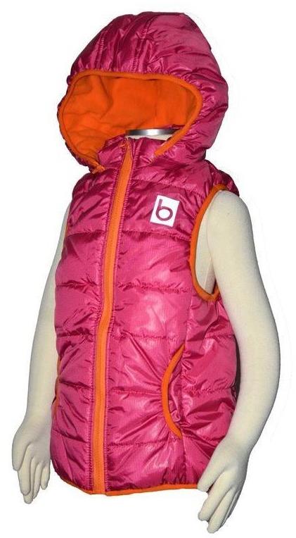 bugga Dívčí nylonová vesta vel. 86 / 92 cm