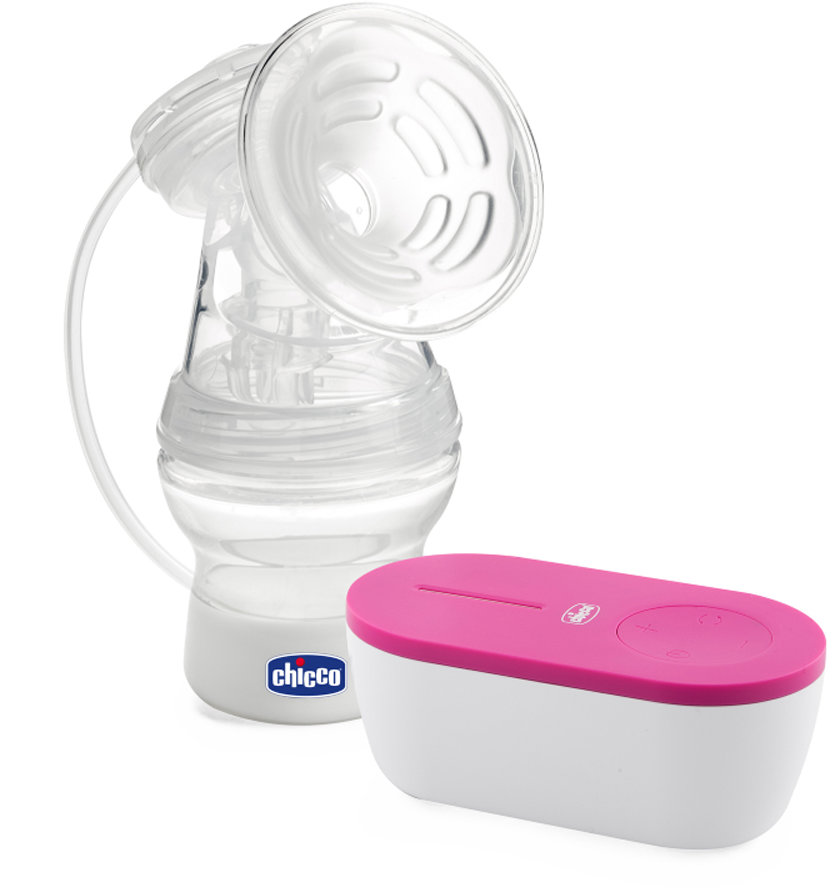 CHICCO Přenosná elektrická odsávačka mateřského mléka Travel Pink