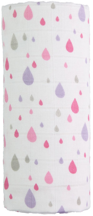 T-TOMI Tetra Velká bavlněná osuška Pink drops