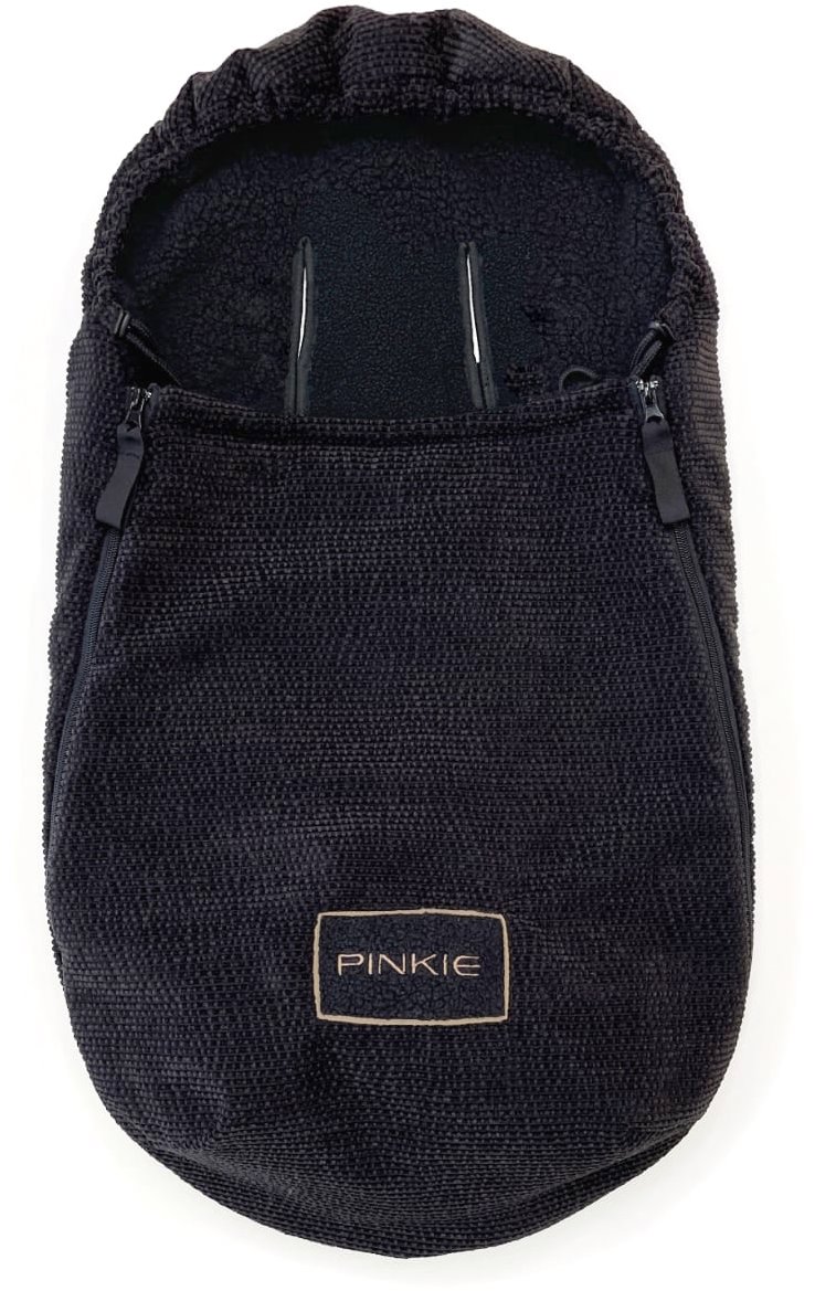 Pinkie fusak fur teddy black 0-12 měsíců