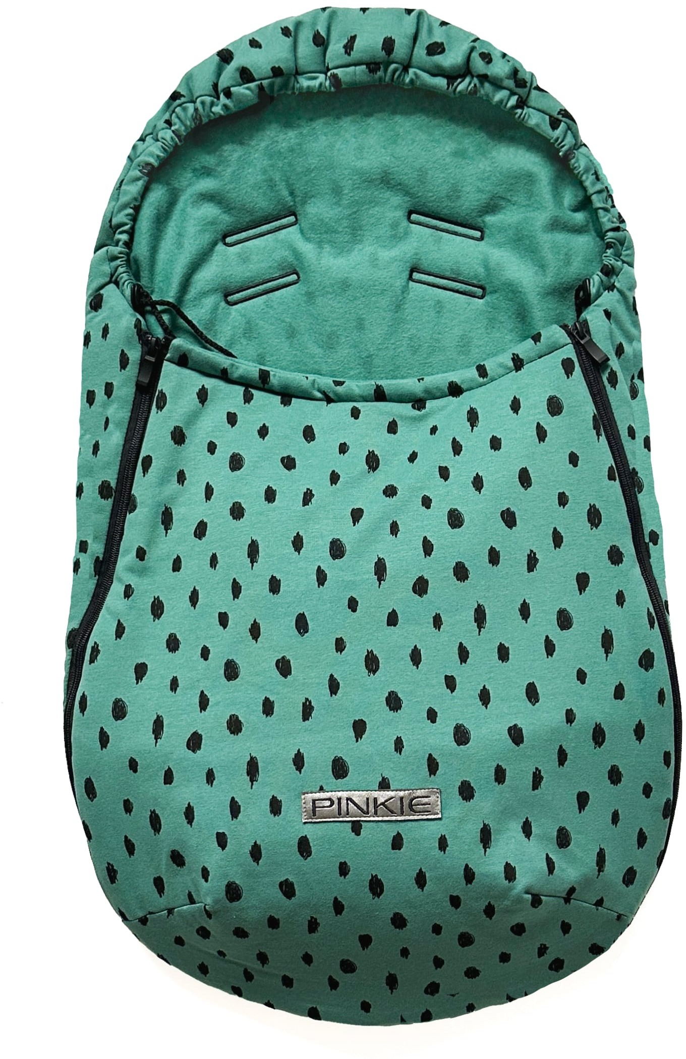 Pinkie fusak soft turquoise bio 0-12 měsíců