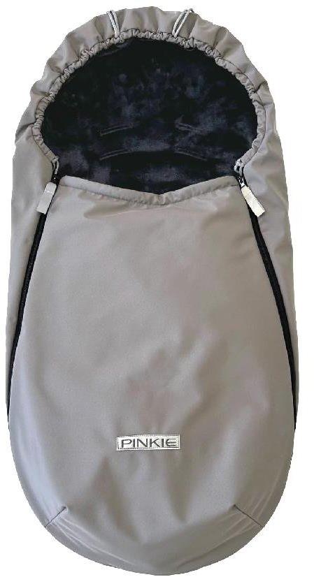 Pinkie fusak softshell grey/black-slabší podélné otvory