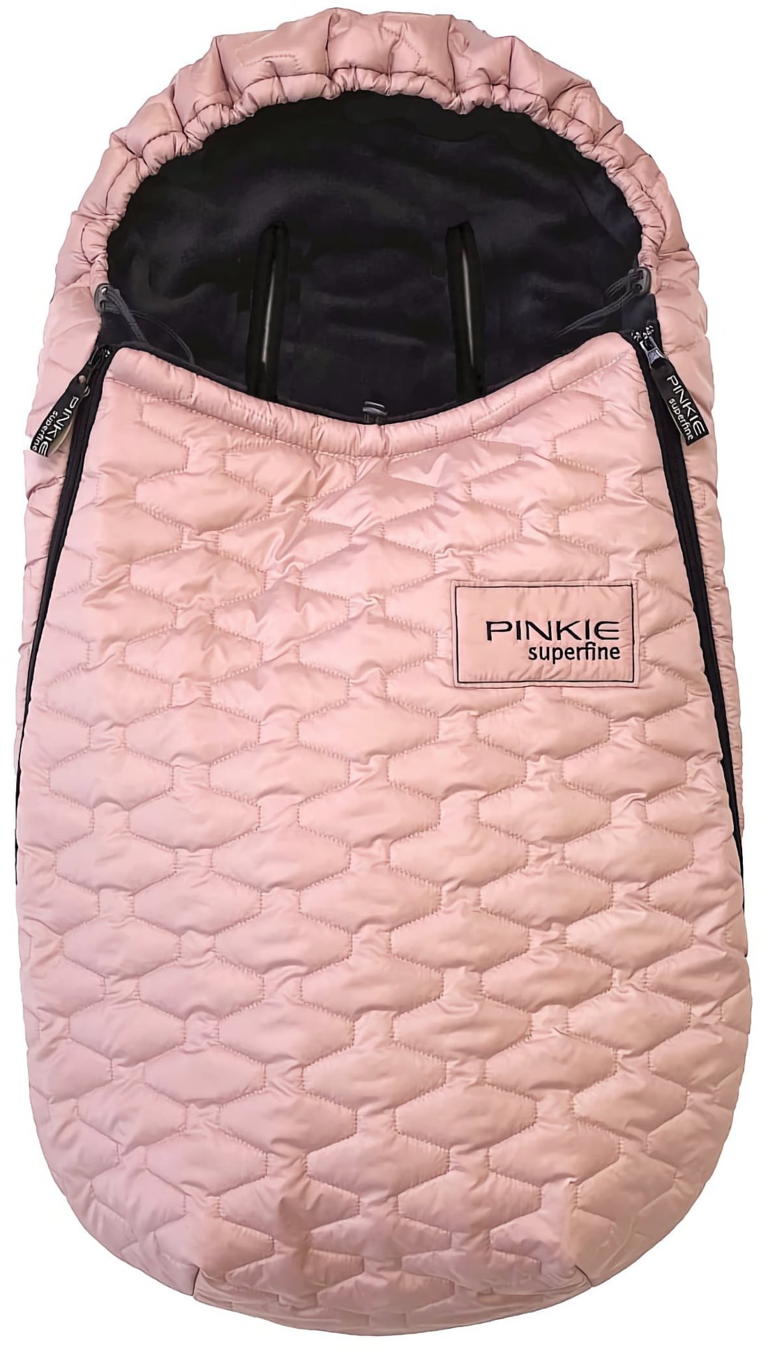 Pinkie Péřový zimní fusak Superfine Light Pink 0-12 měs