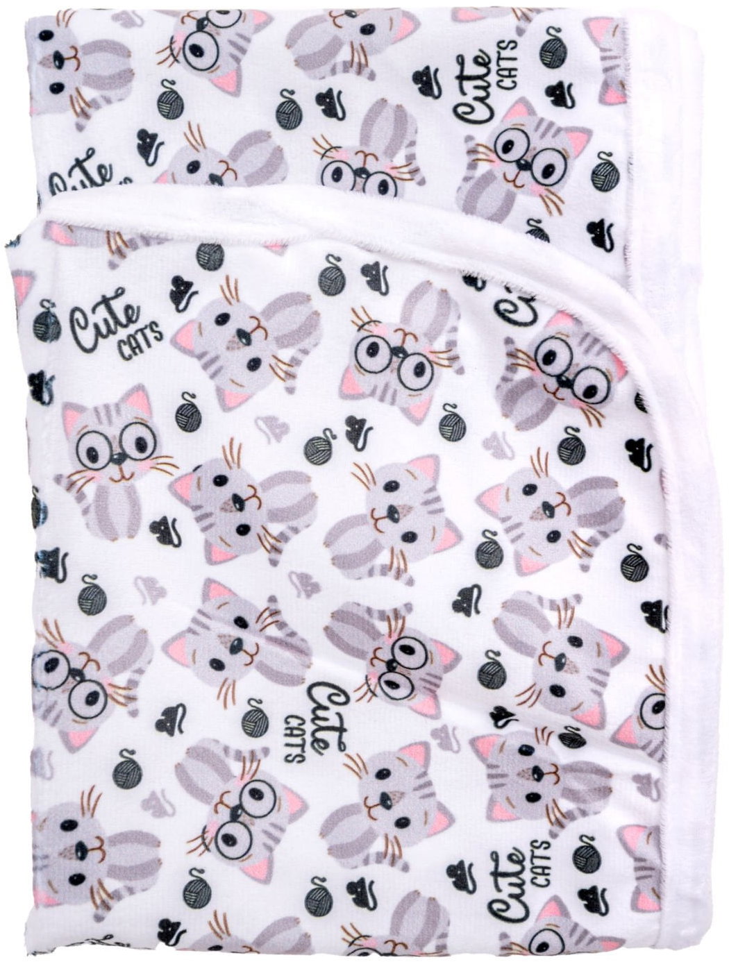 Bobánek Přebalovací podložka, 75 × 75 cm, jemný Pul, Cute cats