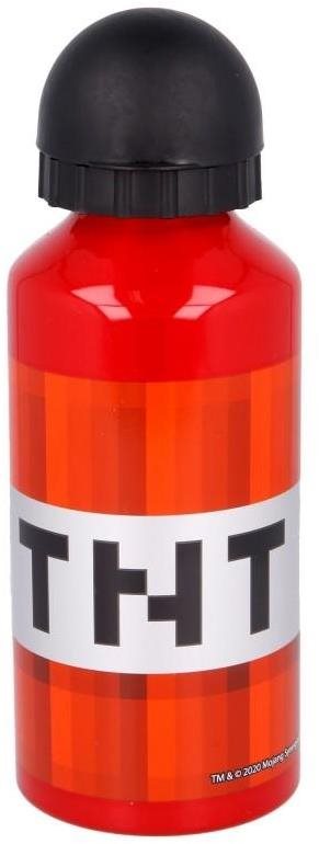 STOR Hliníková lahev Minecraft - TNT červená 400 ml