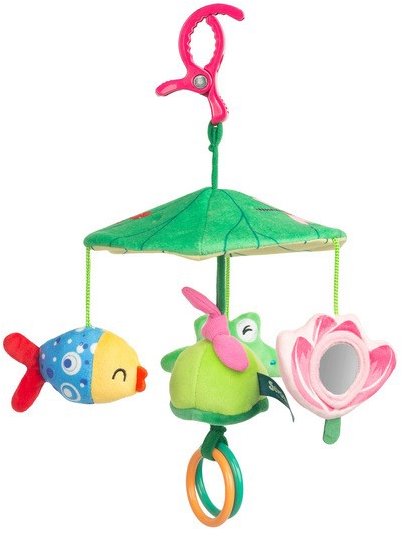 Sensillo Kontrastní kolotoč nejen do kočárku Colorful Žabka