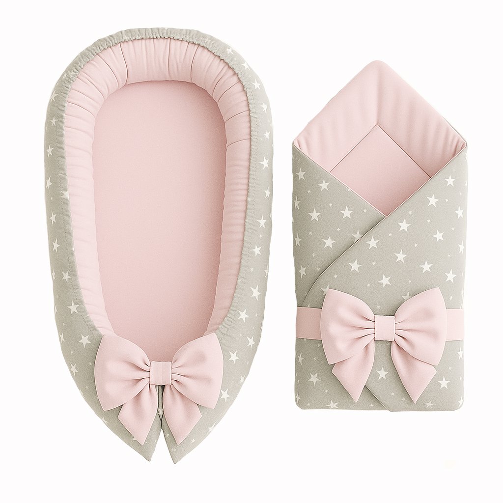 BabyTýpka Výbavička pro miminko mini Stars pink