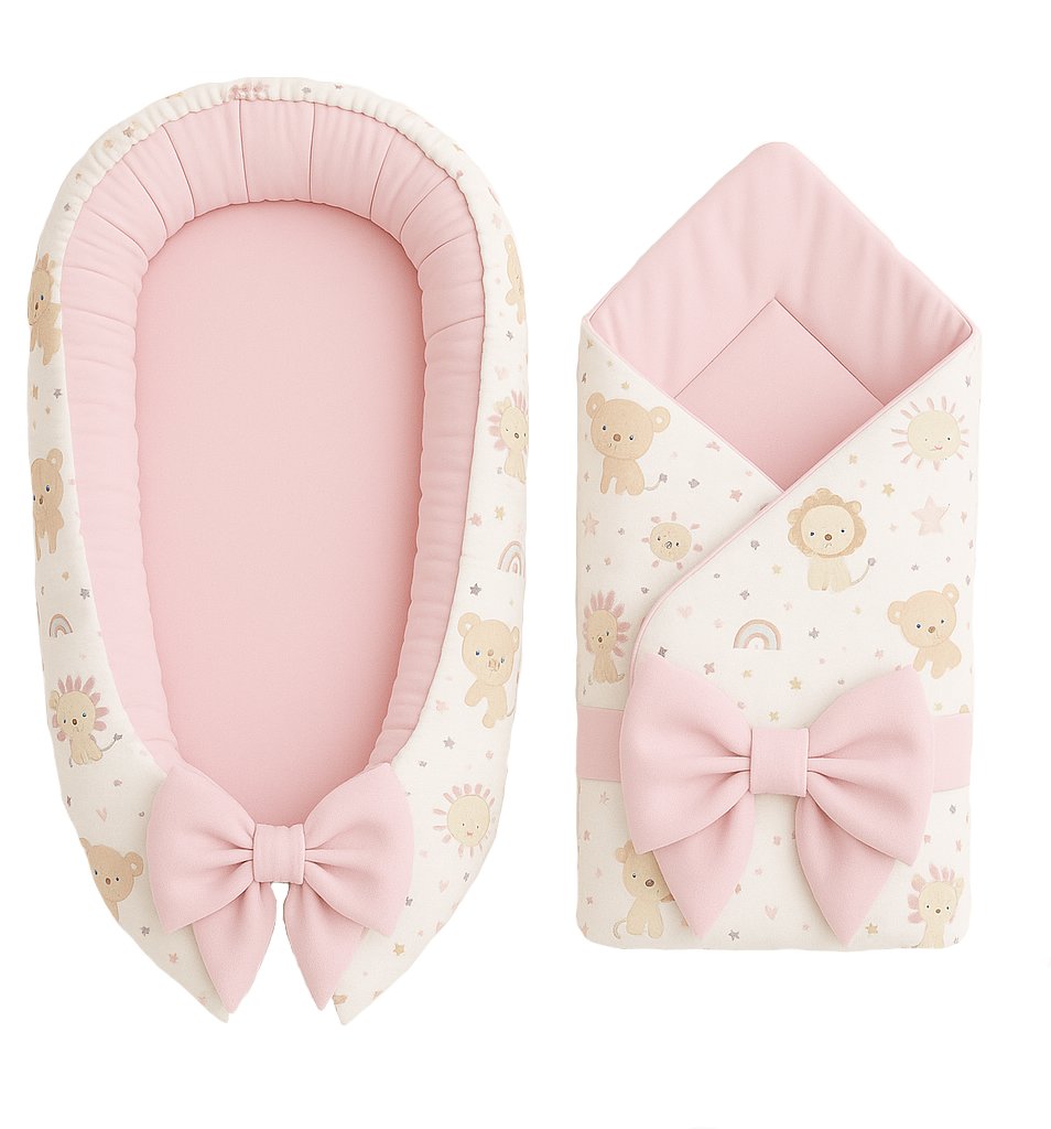 BabyTýpka Výbavička pro miminko luxury mini Zoo Pink