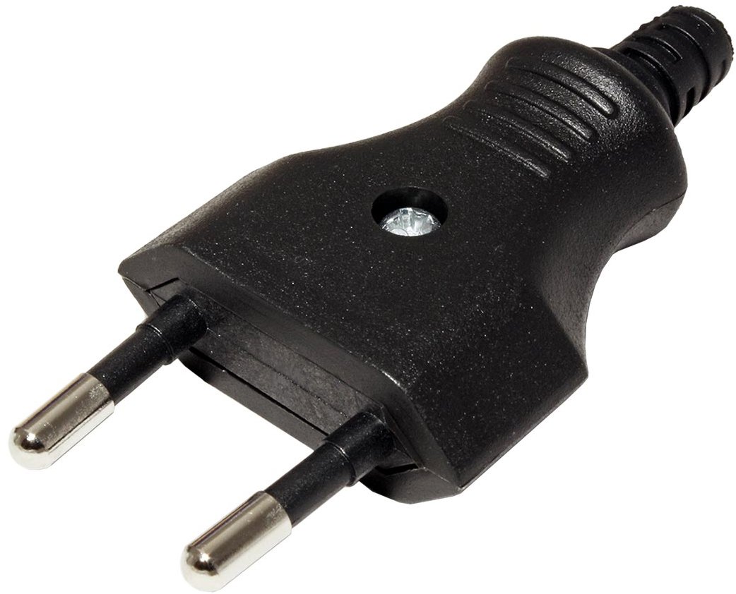 Bachmann Konektor síťový 250 V / 2,5 A, samec, CEE 7 / 16, na kabel, černý (900.002)