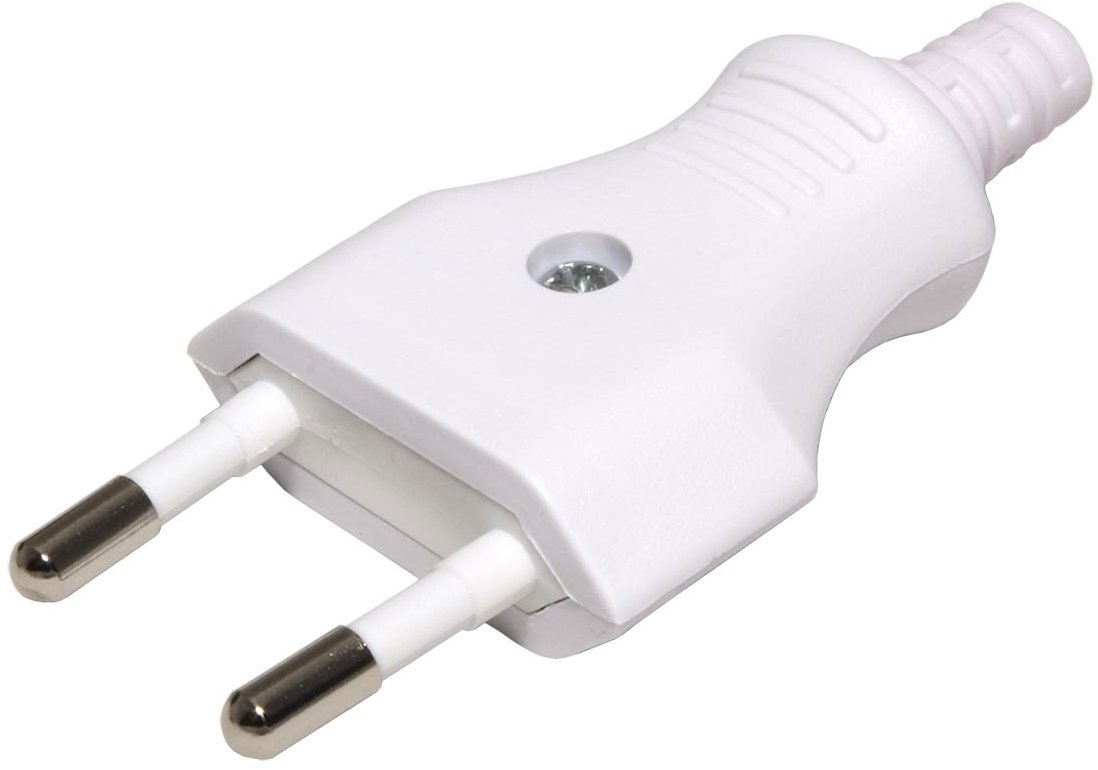 Bachmann Konektor síťový 250 V / 2,5 A, samec, CEE 7 / 16, na kabel, bílý (900.003)