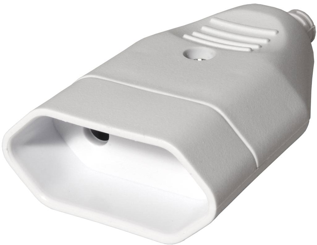 Bachmann Konektor síťový 250 V / 2,5 A, samice, CEE 7 / 16, na kabel, bílý (900.005)