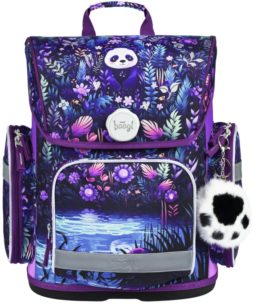 BAAGL Školní aktovka Ergo Jungle Panda