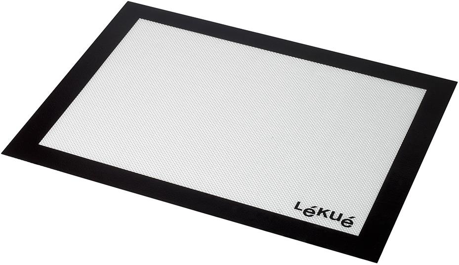 Lékué Silikonová kuchyňská podložka na pečení 60 × 40 cm, černá