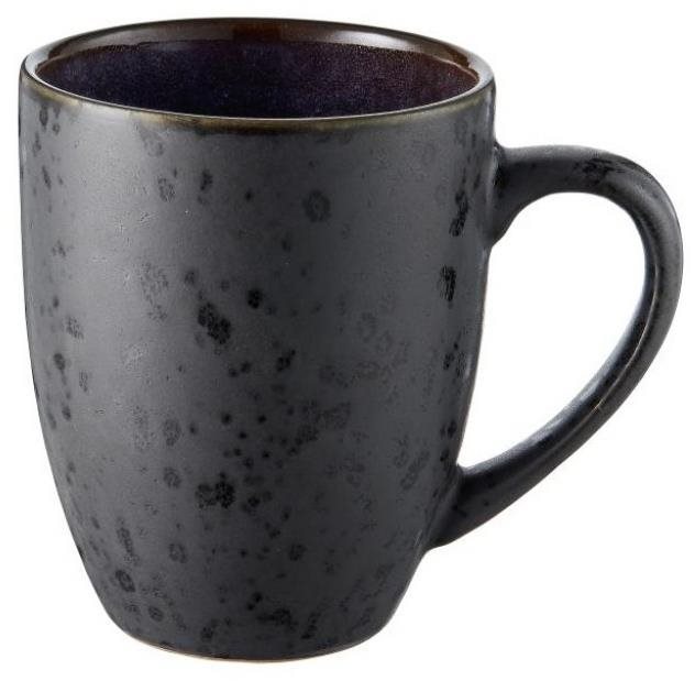 Bitz Kameninový hrnek s ouškem 30cl Black/Dark Blue