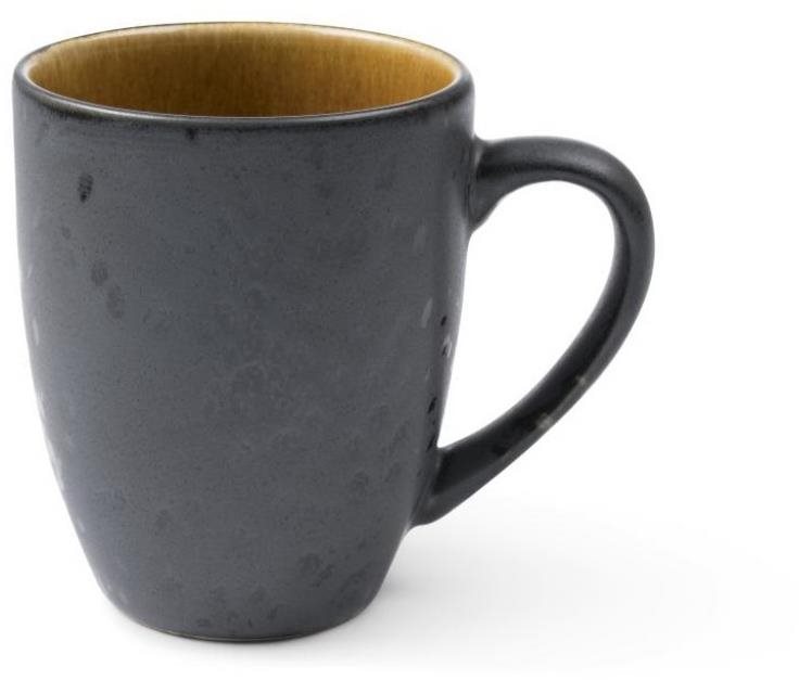 Bitz Kameninový hrnek s ouškem 30cl Black/Amber