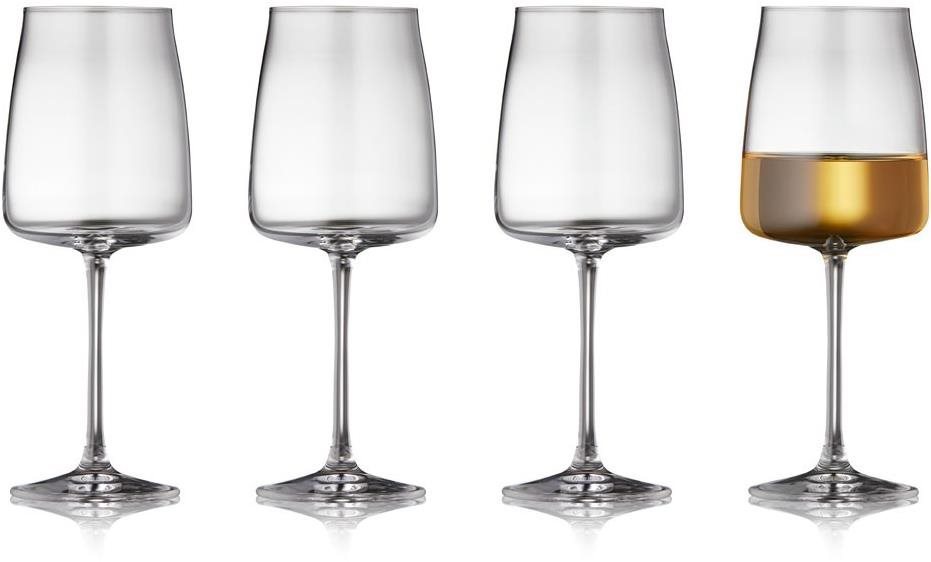 Lyngby Glas Sklenice na bílé víno Zero 43 cl (4 ks)