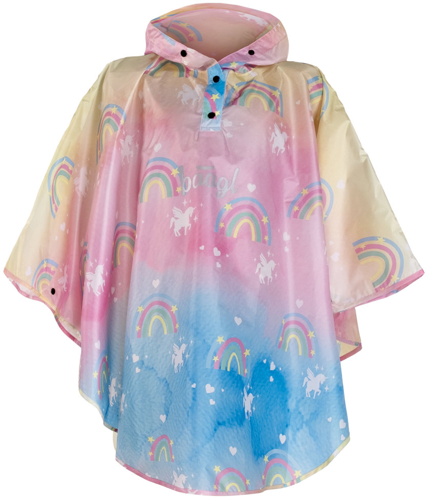 BAAGL Outdoor pláštěnka pončo Unicorn vel. XS (90 -110 cm)
